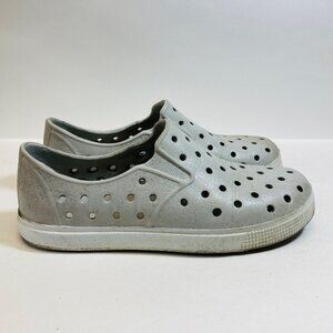 Cat & Jack Slip-ons Girls 13 Gray Glitter Water Play Condition as is Target